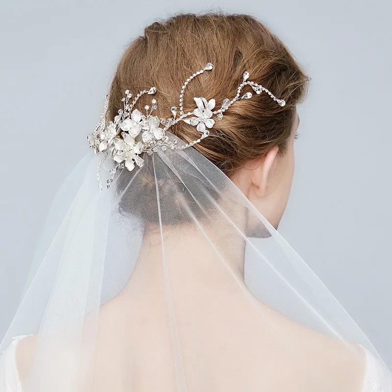 Fashion Rhinestone Wedding Headband Tiara Bridal Hair Accessories Handmade Women Piece | Украшения и аксессуары