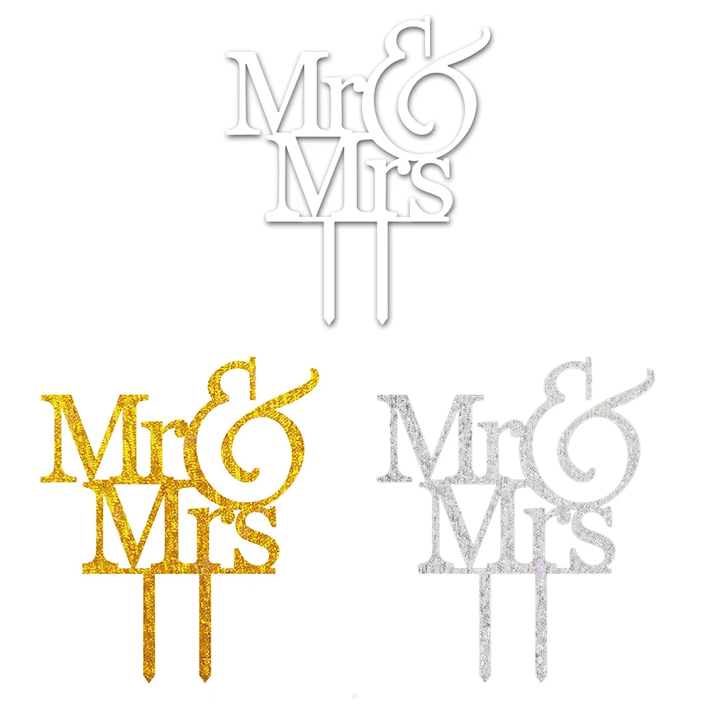 Алфавит MR MRS Торт Свадебный торт украшение карты вставленные торты вечерние