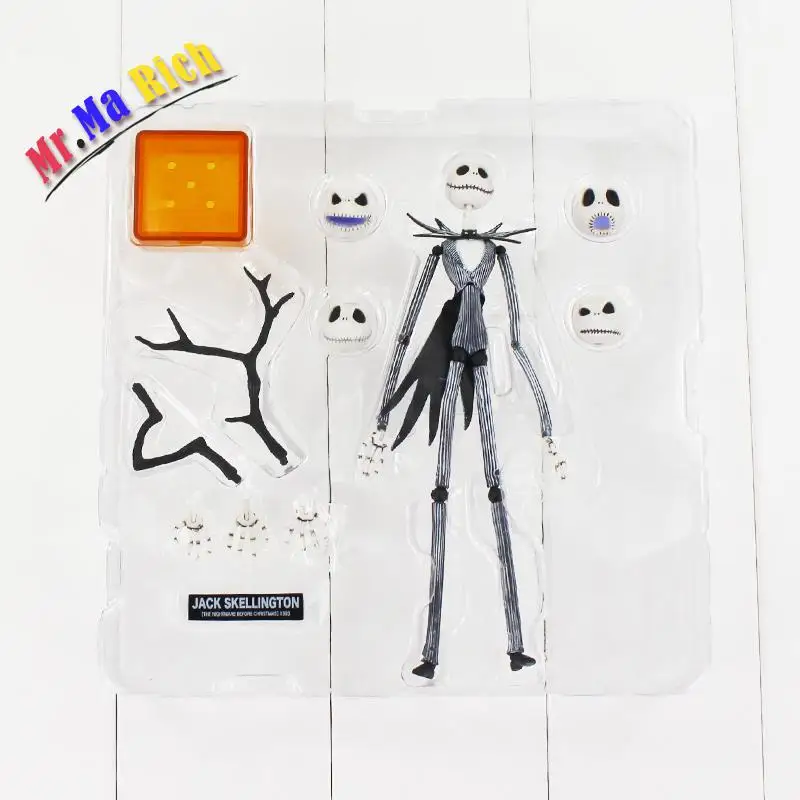 18 см Sci fi Revoltech Jack 005 фигурка Джек Скеллингтон Con Zucca кошмар перед рождественской