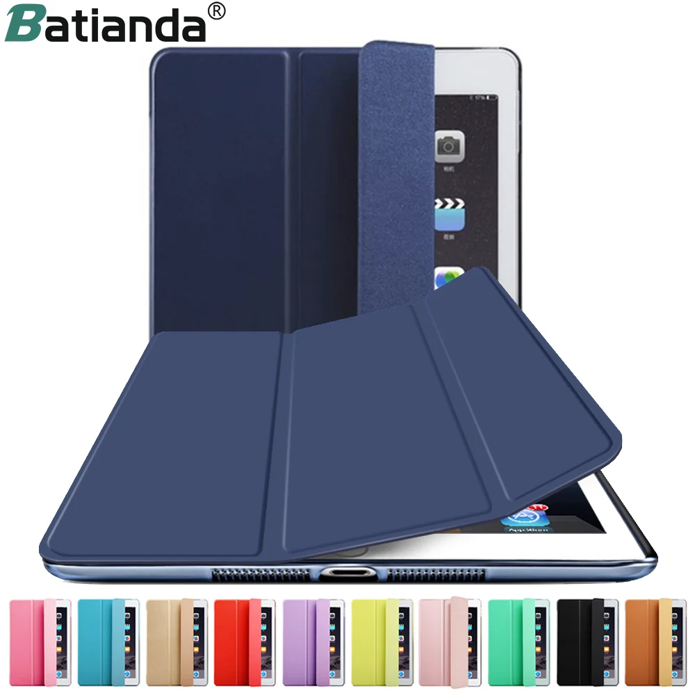 Матовый чехол из микрофибры для iPad 9 7 дюйма новый цветной матовый искусственной