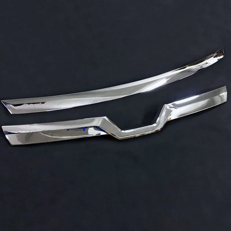 Engine and grille Высокое качество ABS Хром Передняя Верхняя решетка Планки решетки отделка рамы для Toyota Voxy Noah R80 - Цвет: Engine and grille