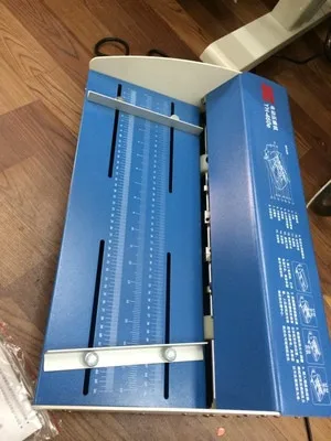 Электрическая машина для производства бумаги резец и перфоратор 3 в 1 комбо 460