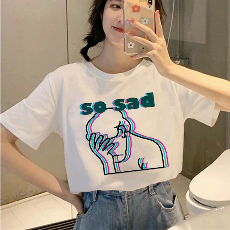 Новинка футболка Vaporwave Harajuku женская Ullzang эстетическая забавная 90s гранж