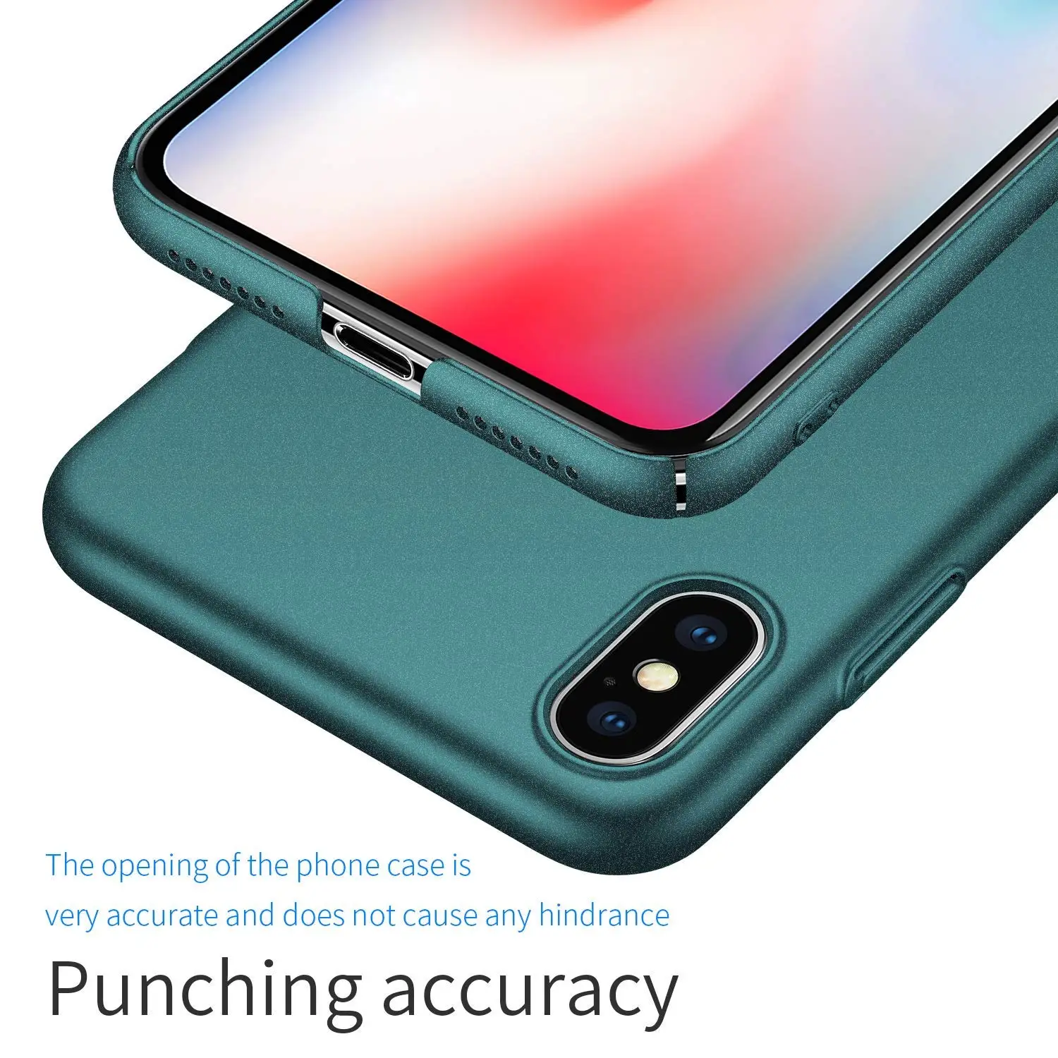 Для iPhone XS Max X XR чехол, ультратонкий минималистичный тонкий защитный чехол для телефона задняя крышка для iPhone 8 7 6s Plus