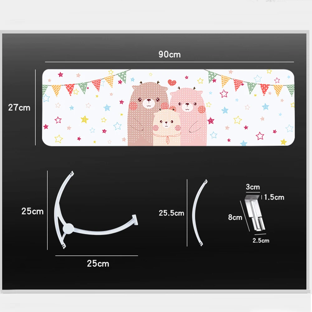 Выход без сверления легко установить пылезащитный чехол Крышка для кондиционера