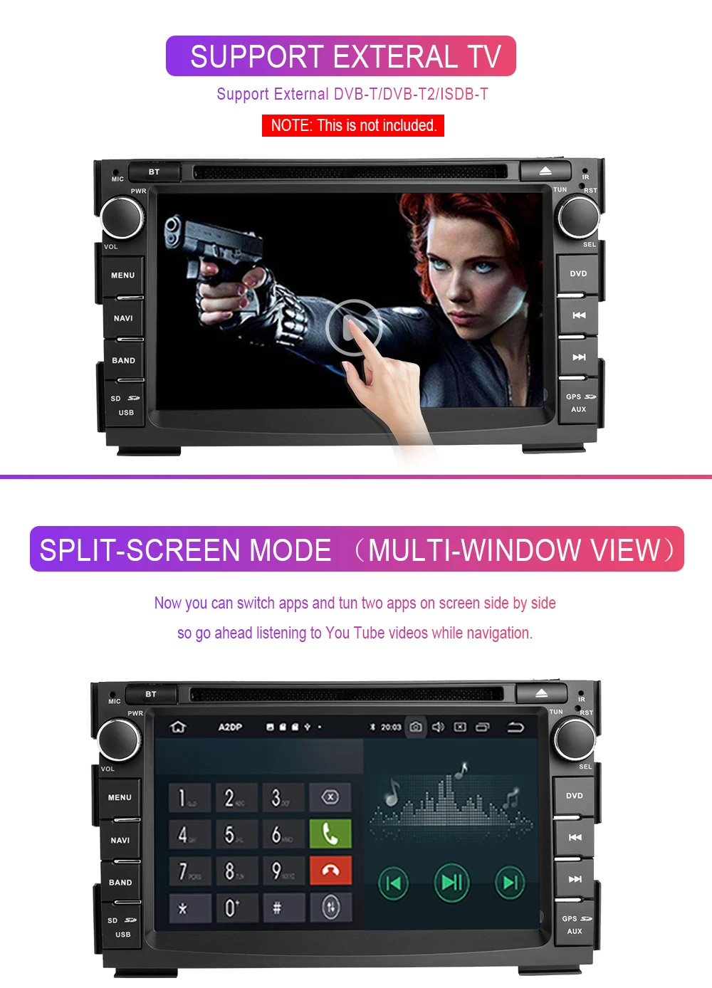 2 din Android 9,0 автомобильный Радио dvd-плеер мультимедиа для Kia Ceed 2010 2011 2012 Venga gps ГЛОНАСС Навигация Аудио головное устройство