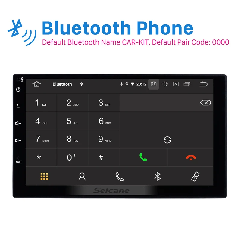 Автомагнитола Seicane 2DIN Android 10 0 GPS навигация 4 + 64 ГБ 7 дюймовый сенсорный