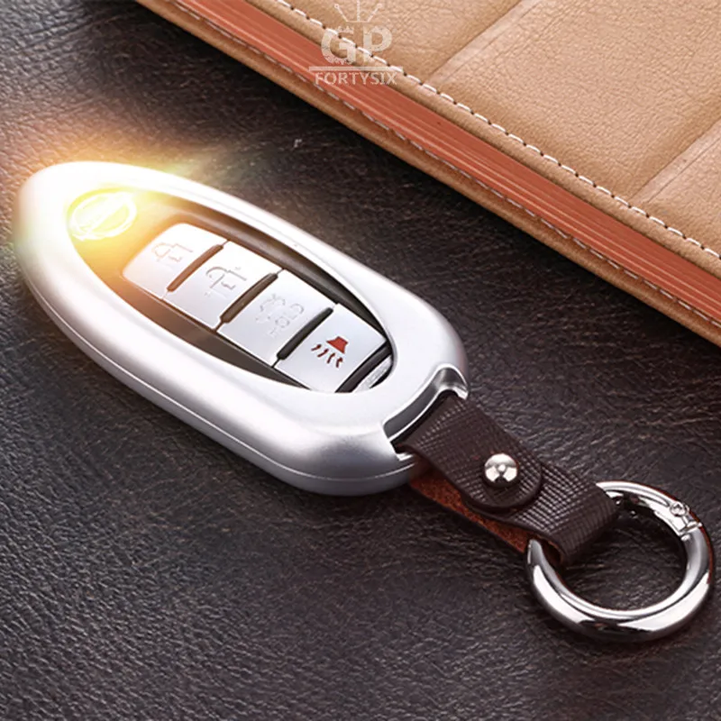 Чехол из алюминиевого сплава для Nissan Qashqai J10 J11 X Trail t31 t32 Rogue Tiida Pathfinder Murano Note Juke|car key