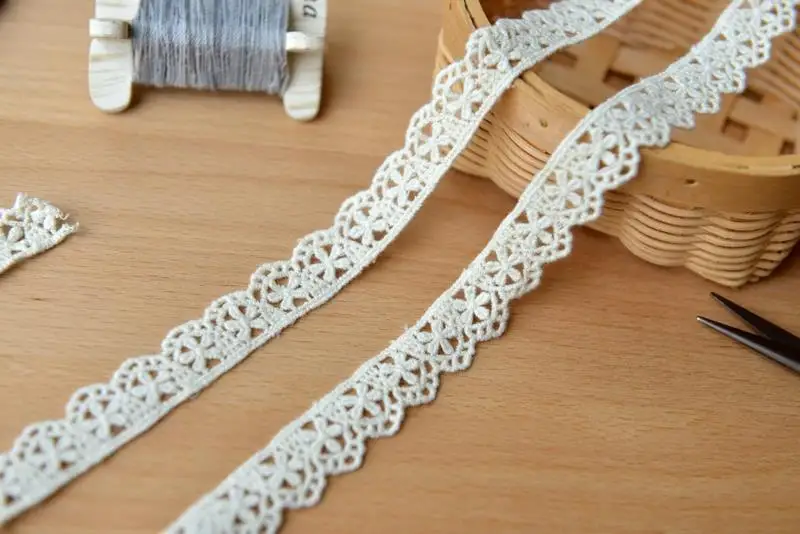 DIY Одежда Хлопок Материал водный шип ржавчины кружева 1 5 см в ширину|clothing sexy|lace wig