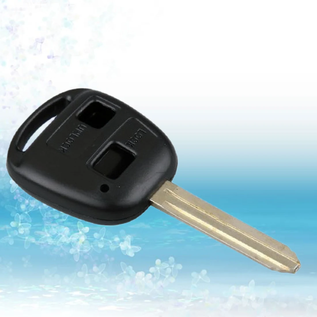 Dewtreetali 2 кнопки дистанционного вход автомобильный чехол для ключей в виде ракушки
