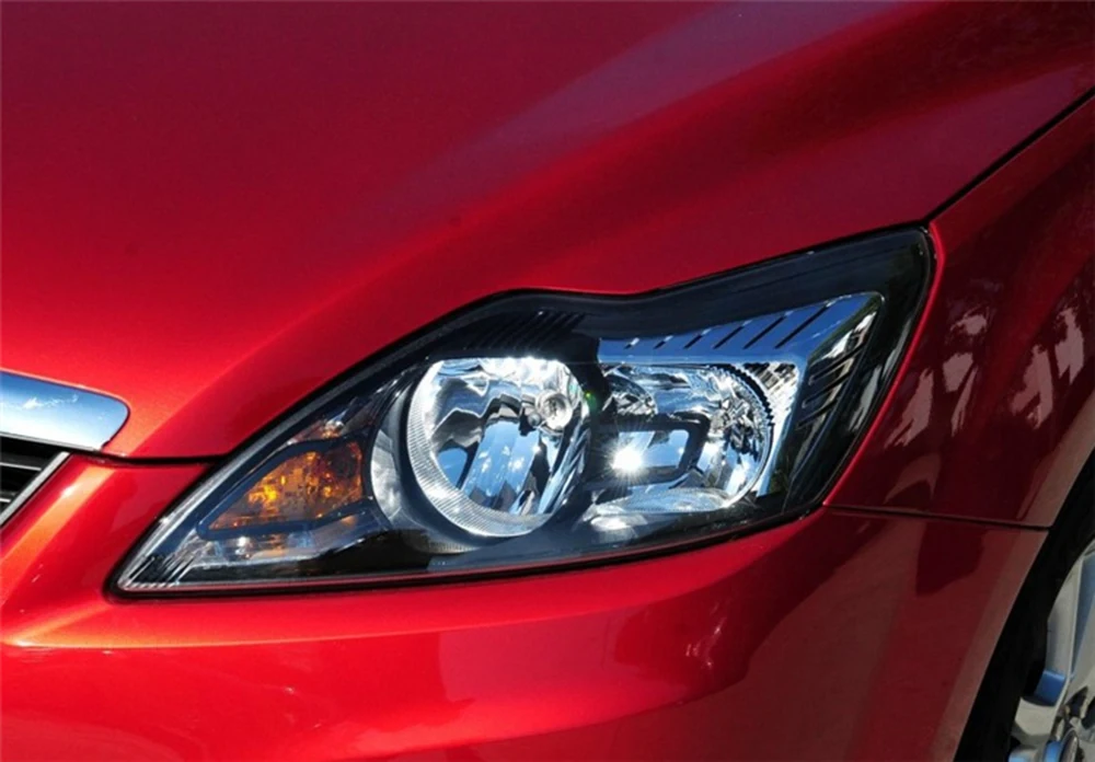 Для Ford Focus 2009 2010 2011 Автомобильная фара с прозрачными линзами чехол Авто прозрачный абажур фара крышка фары