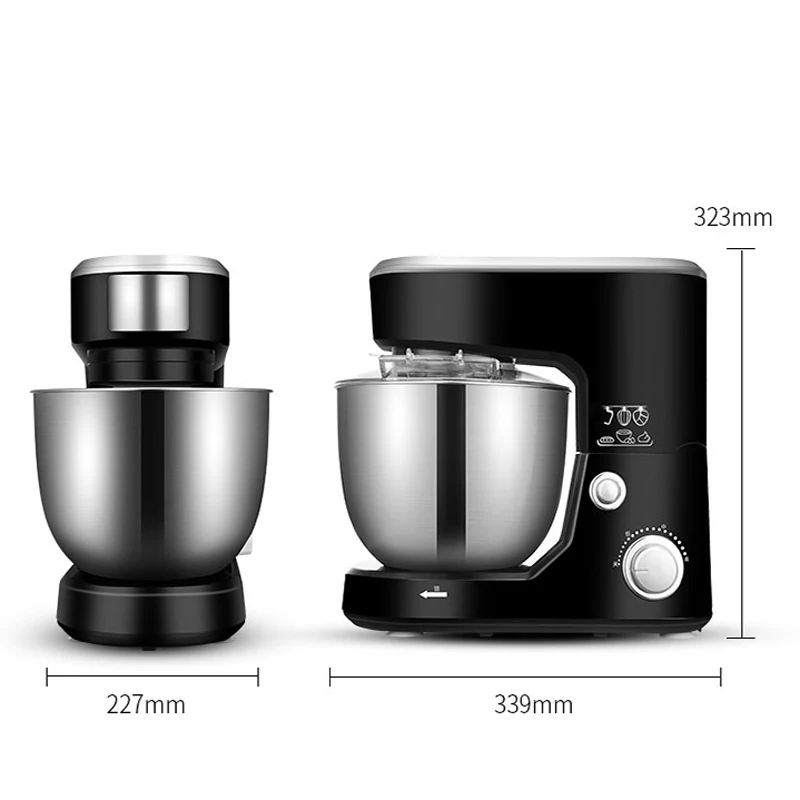 Автоматический Электрический миксер домашний маленький для теста пищевых