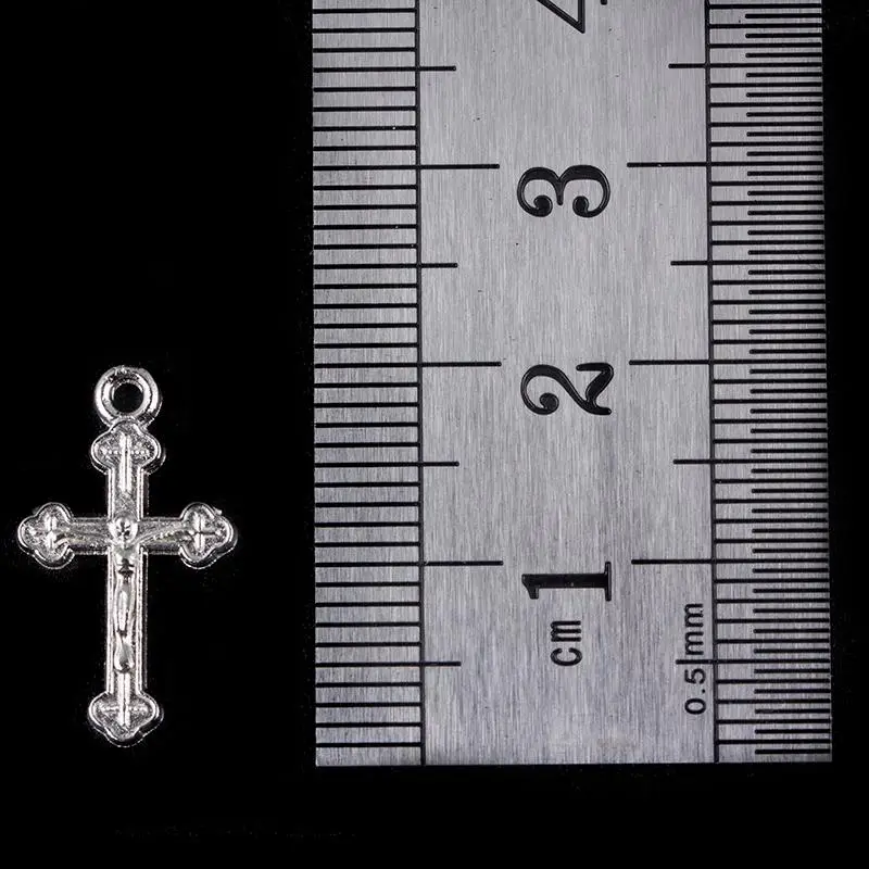 2018 Promotion Cabochon Diy For Jewelry Findings 120pieces/lot Cross Necklace Women/men Wholesale Trendy Crucifix Jesus Pendant | Украшения