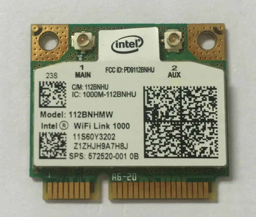 Intel 1000 112BN_HMW Половина Mini PCI-e Centrino беспроводной WLAN Wifi модуль карты 802 11 левов для HP