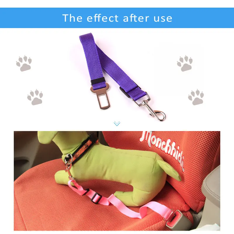 LENTAI 1 шт. автомобильный ремень безопасности для животных Регулируемый