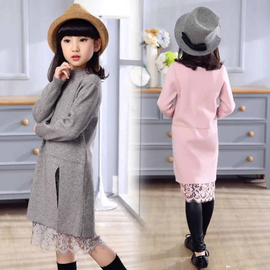 Детское платье для девочек осеннее От 7 до 9 лет вечерние платья принцесс с