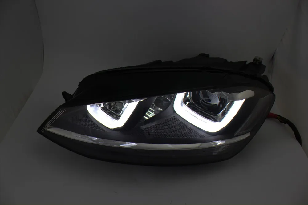 VLAND Заводская Автомобильная фара для Golf7 для Golf 7 фара с светодиодный DRL светодиодный сигнал H7 D2H ксеноновый луч