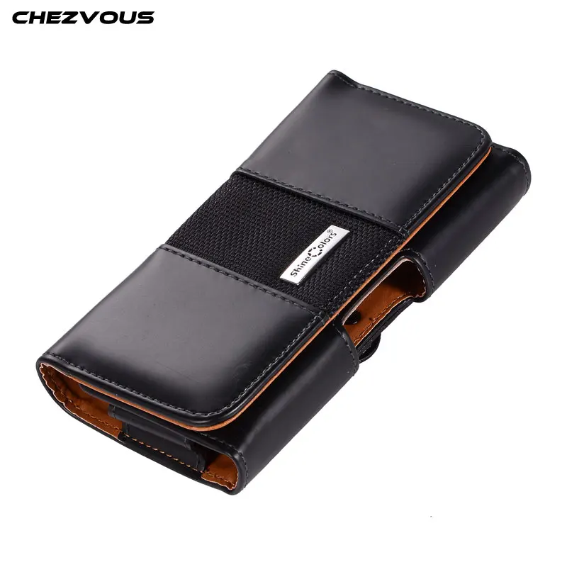 Роскошный чехол CHEZVOUS из искусственной кожи на ремне для iPhone 7, 8, 6, 6s Plus, 5, se, 4S, поясная кобура, зажим, сумка, чехол для samsung S8, S9 plus