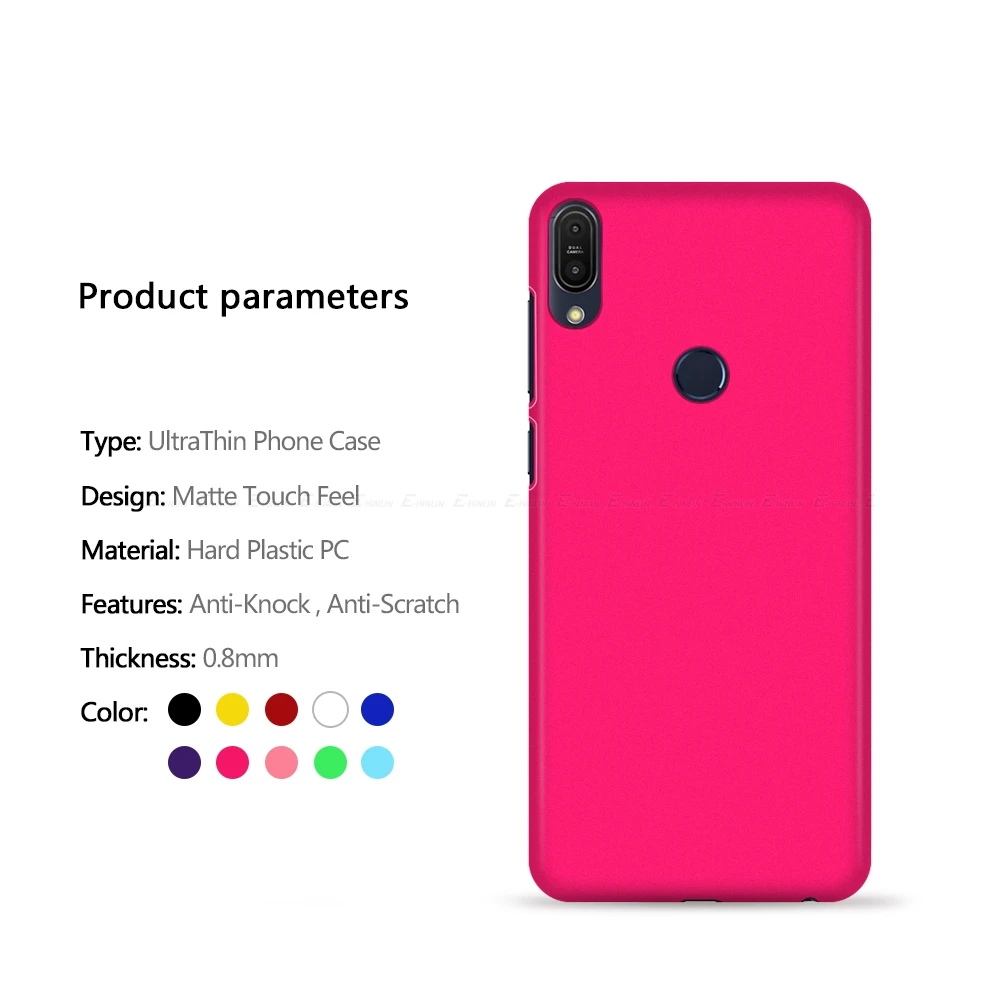 Ультратонкий матовый жесткий чехол для телефона Asus ZenFone Max Pro Plus M2 M1 ZB631KL ZB633KL ZB602KL ZB570TL