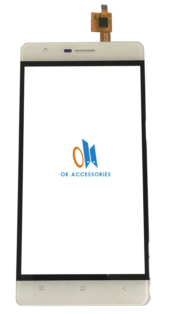 Сенсорная панель для Oukitel K4000 белого и черного цвета стекло высокого качества 1