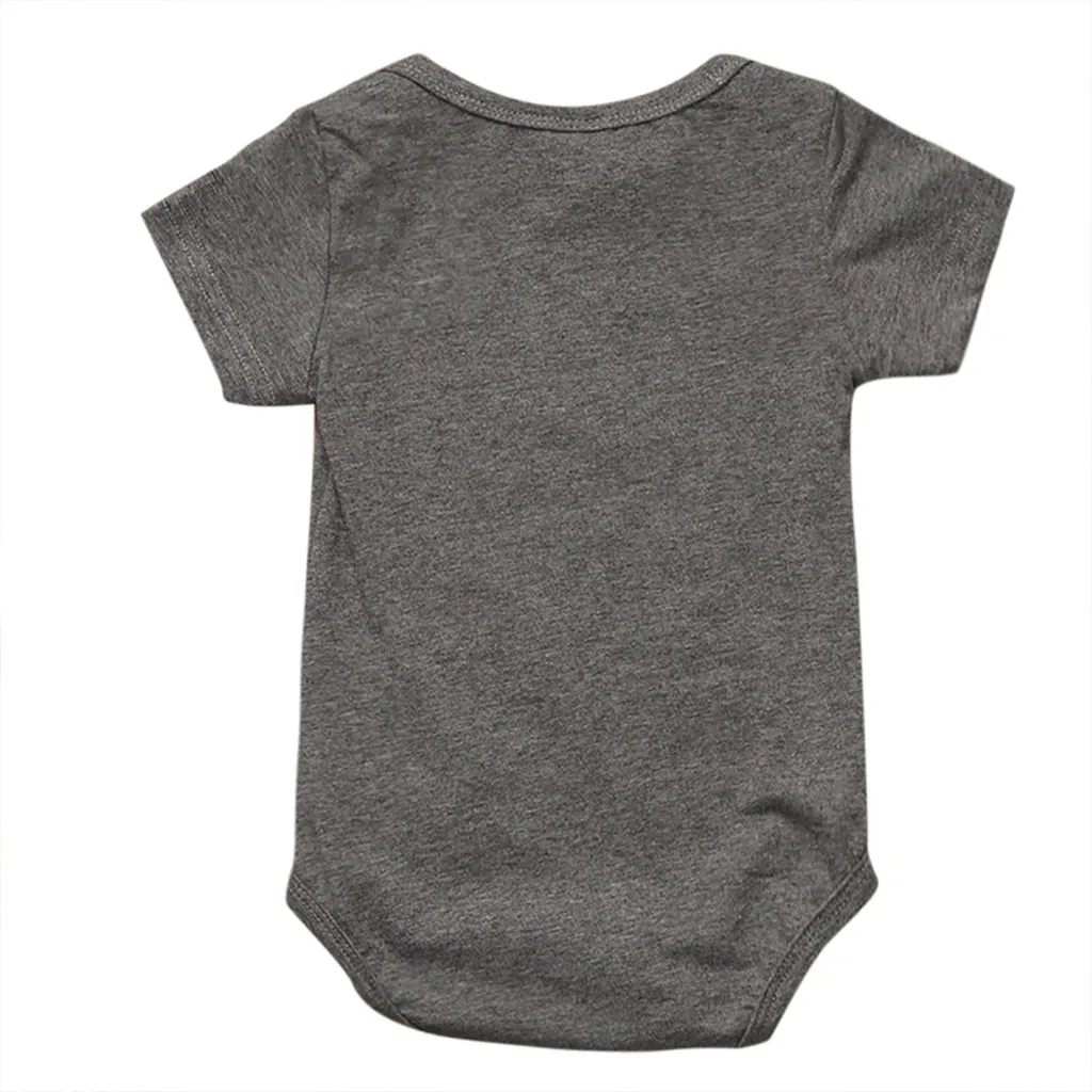 Одежда для новорожденных малышей детские комбинезоны с короткими рукавами и