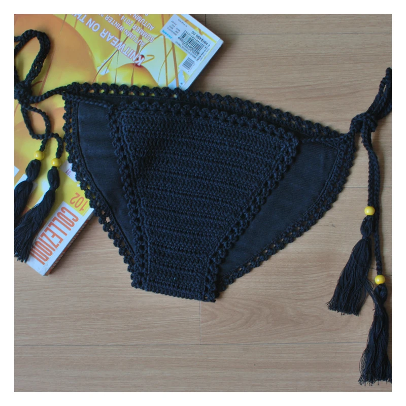 Купальный костюм ручной работы бикини купальный из хлопка пляжная одежда | Спорт