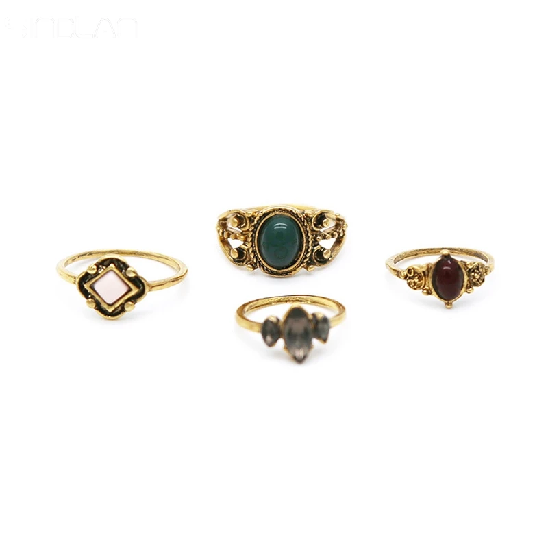 Женское кольцо в стиле бохо 4 шт./компл. | Украшения и аксессуары