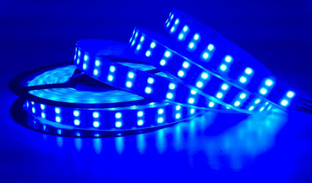 Двухрядная RGB Светодиодная лента Водонепроницаемая 5050 120 светодиодный s/m 5 м DC12V 24 в RGB RGBW RGBWW белое теплое белое светодиодное освещение Гибкая неоновая лента