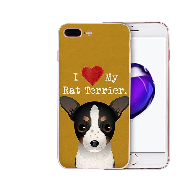 IMIDO I Love My Dog ТПУ Черный чехол для телефона Iphone 6 6S 6PLUS PLUS 7 8 7PLUS 8PLUS X XS XR XSMAX 5 5S SE |