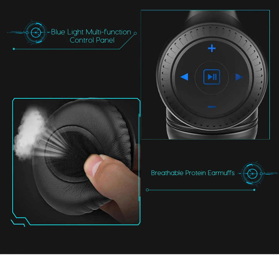 ZEALOT B20 стерео беспроводные наушники Bluetooth гарнитура HiFi бас гарнитура с микрофоном для iOS Android телефон