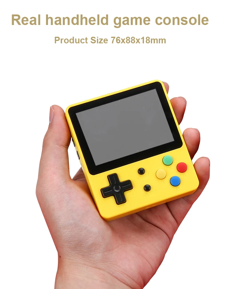 DATA FROG 2.6 Inch Mini Handheld Game Console LDK Retro Video Game Family TV Classic Portable Handheld Gamepad Support AV Output