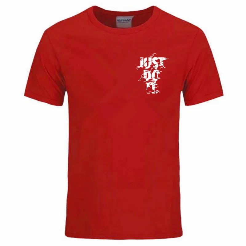 Летние Для мужчин футболки просто потепление T Смешной Лозунг хлопковая футболка