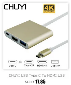CHUYI Мульти USB комбинированный usb-хаб 2 порта USB 2,0/3,0 с SD/TF кард-ридером USB Sliptter адаптер для microsoft Surface аксессуары