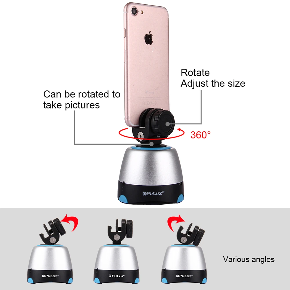 Головка панорамная PULUZ для смартфонов GoPro DSLR с пультом дистанционного управления