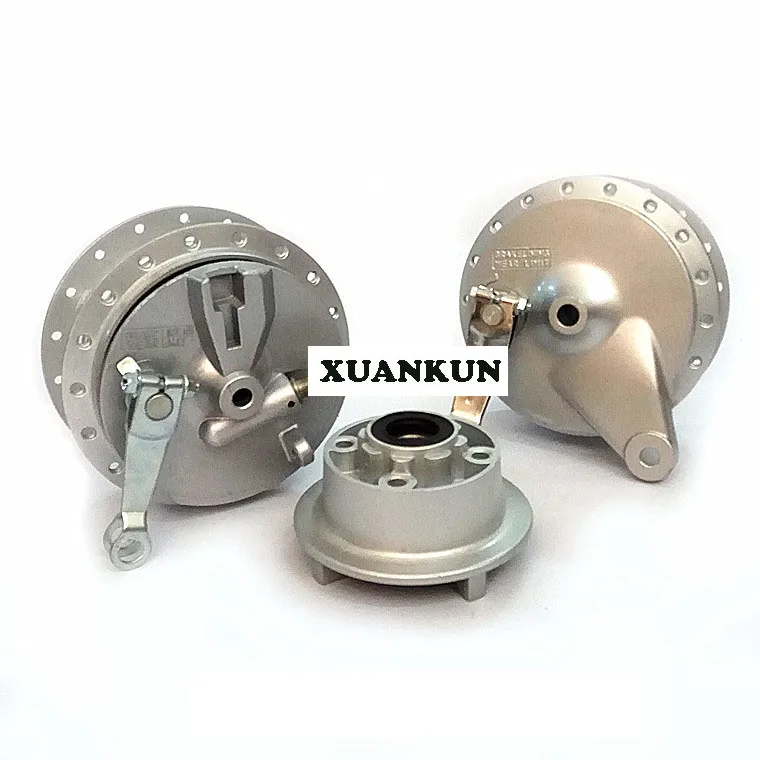 AX100 Передняя и задняя ступица мотоцикла стальное кольцо ступицы Changchun Suzuki передний и задний тормозной барабан крышка ступицы колеса в сборе