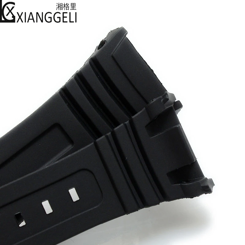 Watch Accessories Silicone Strap for Casio casio Rubber W-96H Electronic Black Men's Sport Waterproof | Наручные часы