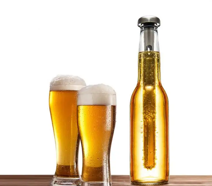 

100pcs/lot(=50sets) Stainless Steel Liquor chiller cooling ice stick rod In-Bottle beer chiller stick ice bucket SN1328