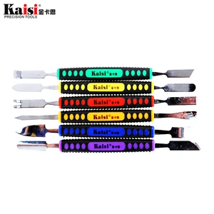 Kaisi 6 шт . двухконцевая металлическая лопатка, набор , мобильный телефон , инструменты для открытия, для iPhone, компьютера, мобильного телефона, планшета, ручные наборы инструментов