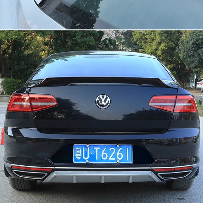 Для Passat B8 2017-2018 спойлер Magotan ABS Материал заднее крыло автомобиля праймер цвет