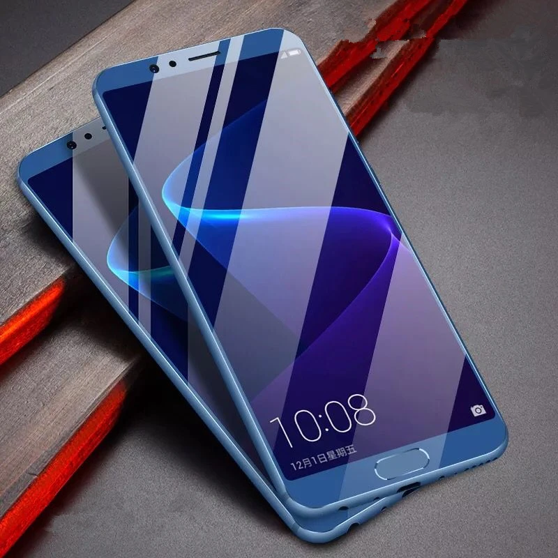 2 шт./лот, полностью закаленное стекло для huawei honor V10, защита экрана 0,26 мм, 9 H, взрывозащищенное стекло для huawei honor v10 view 10