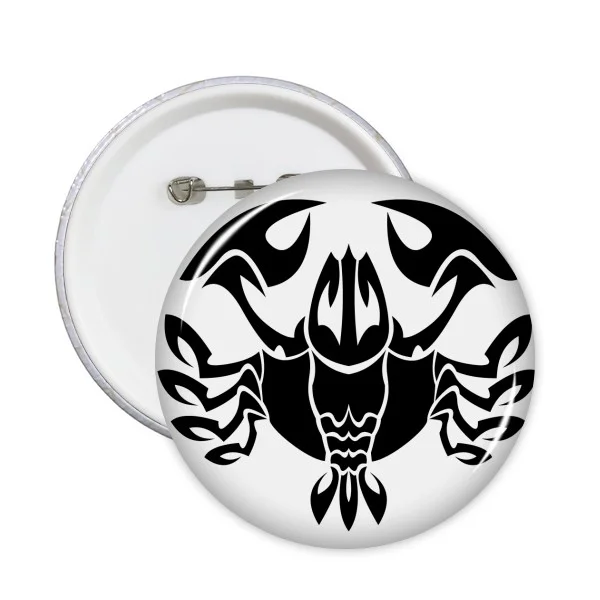 Значки для Лев и лев Gemini Овен Водолей весы Телец Стрелец рак дева значок с круглым