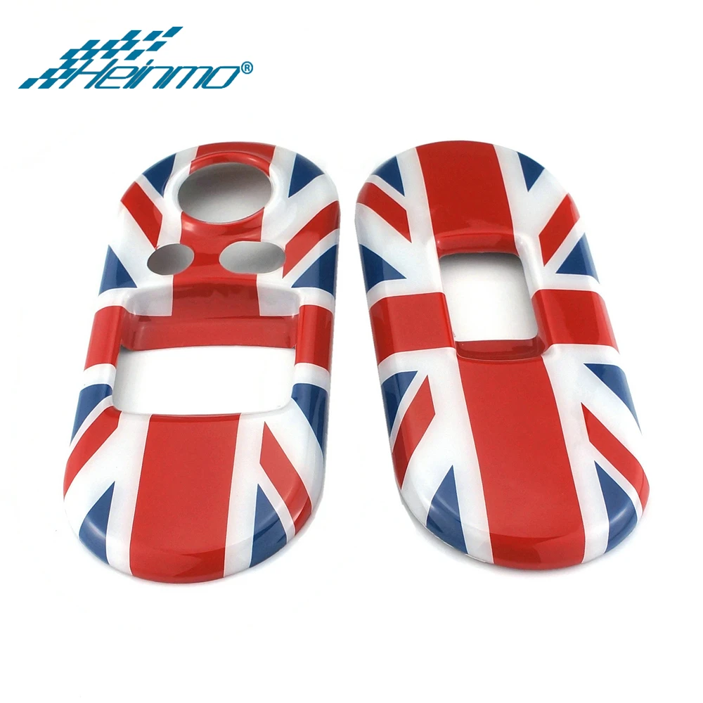 ForMINIone 2PCS Red Для MINI Cooper F56 аксессуары стеклоподъемник переключатель панель декоративная крышка наклейка для MINI One автомобильный Стайлинг для MINI F56 - Название цвета: ForMINIone 2PCS Red