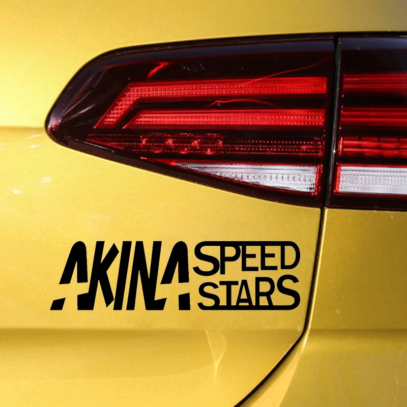 AKINA скоростные звезды Виниловые стикеры наклейки смешные JDM низкие гоночные