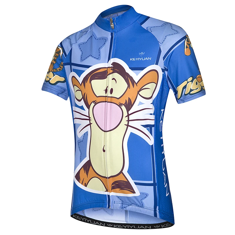 Детская летняя одежда для езды на велосипеде с коротким рукавом велосипедная