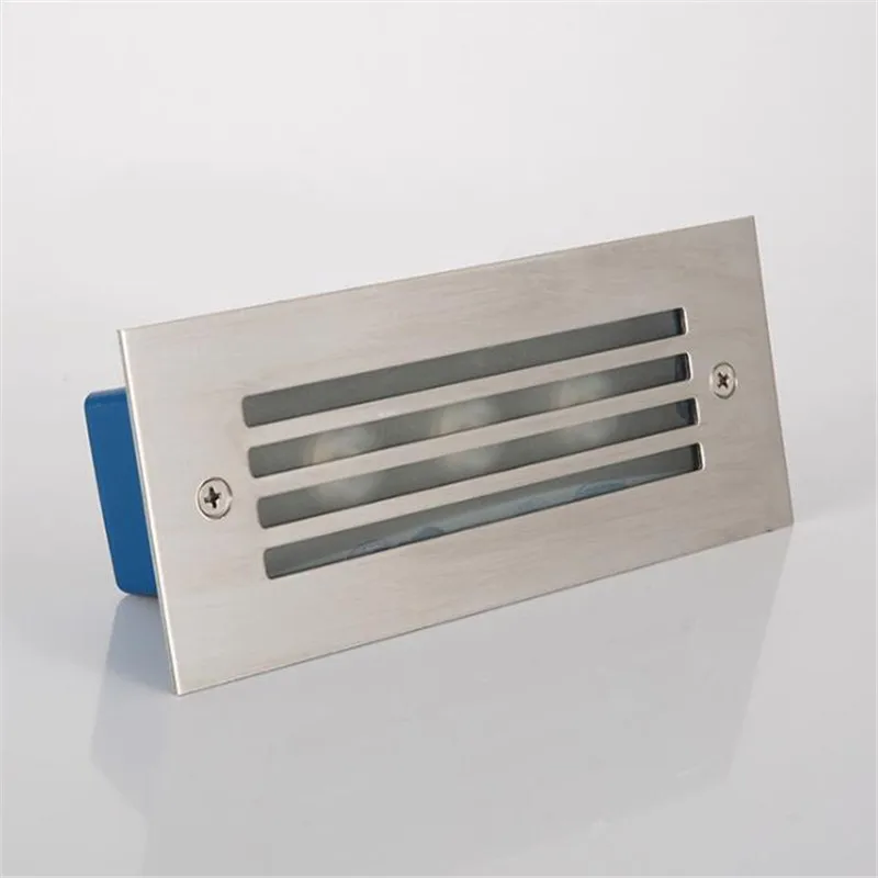 

waterproof 3*3W 85-265V DC12V Warm Cold White LED Stair/step Light recessed Indoor outdoor Wall corner lamp