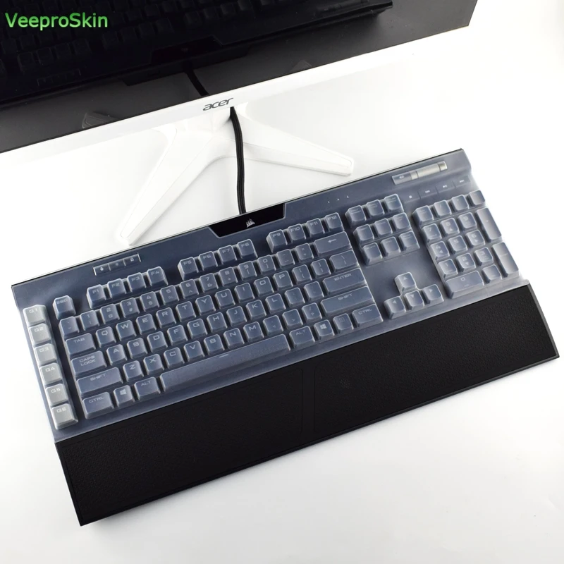 Силиконовый протектор для CORSAIR K95 RGB Платиновый проводной игровой механический