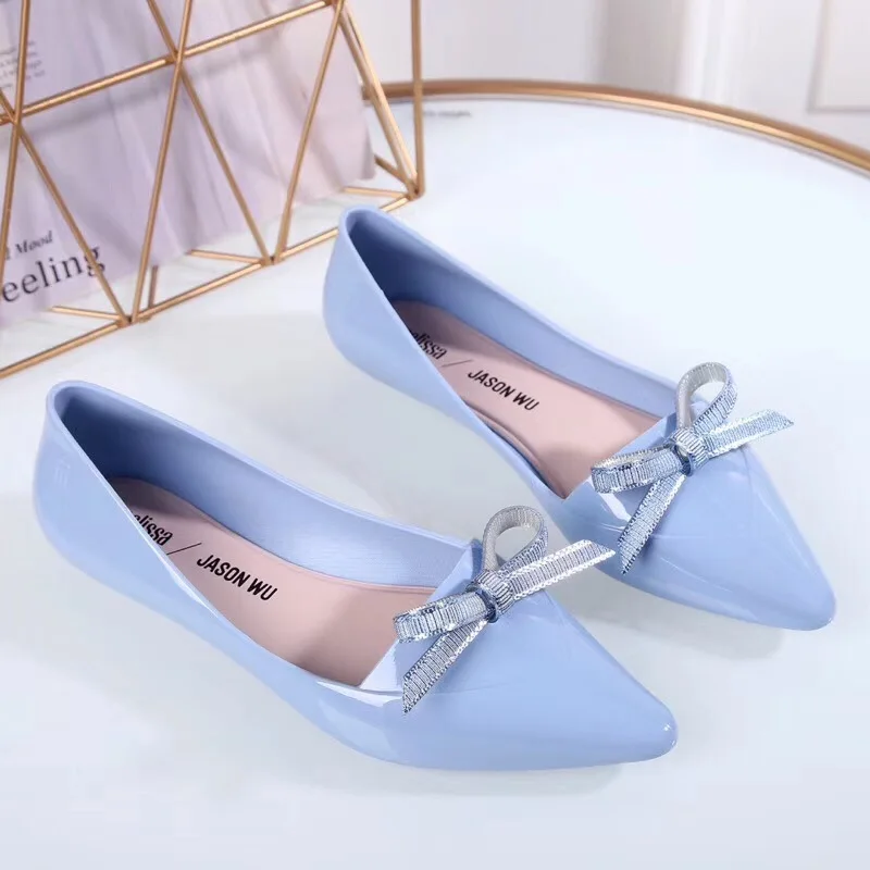 Женские сандалии Melissa летние прозрачные с нескользящей подошвой Дамская