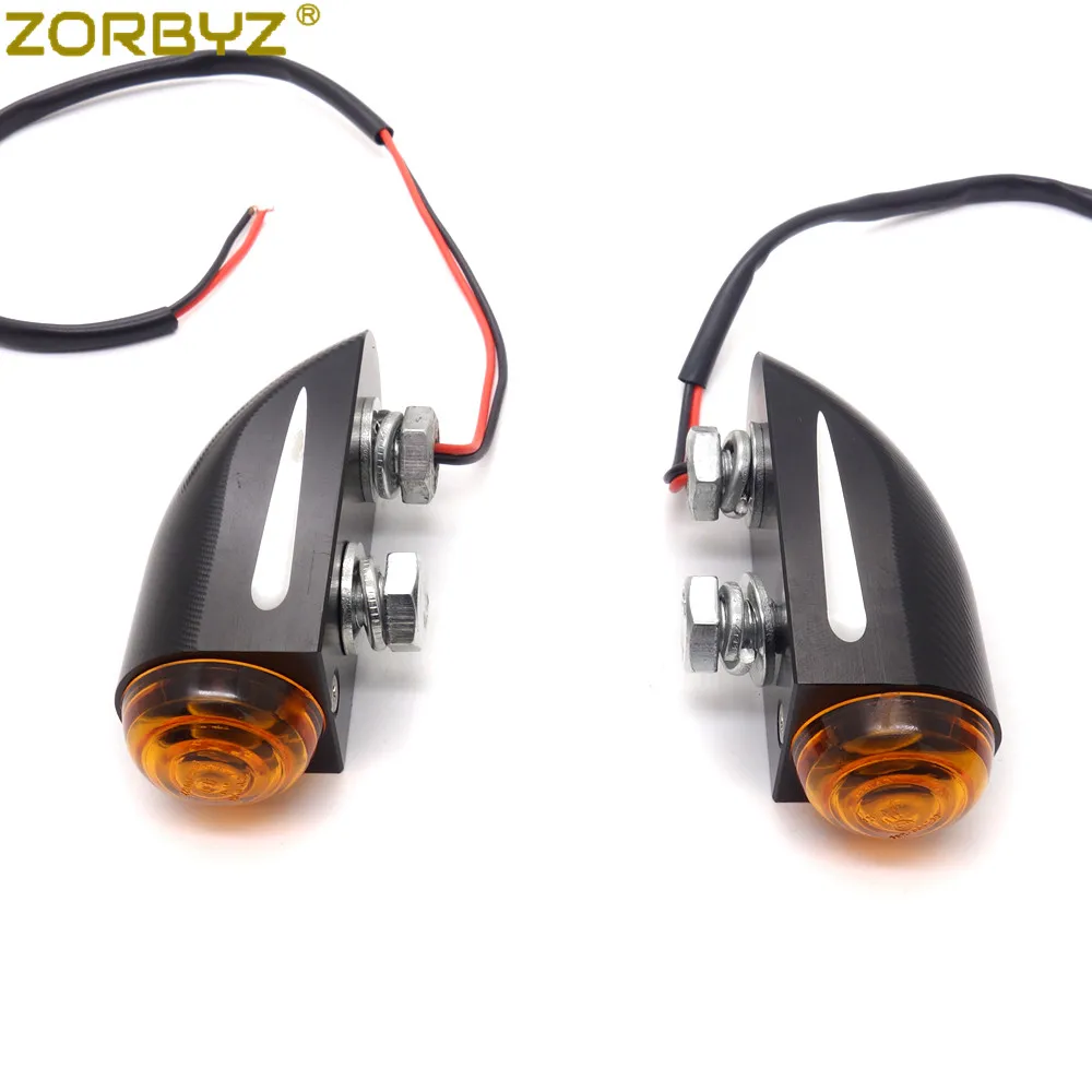 ZORBYZ мотоциклетный черный светильник с ЧПУ краями и полупулями для кафе гоночного