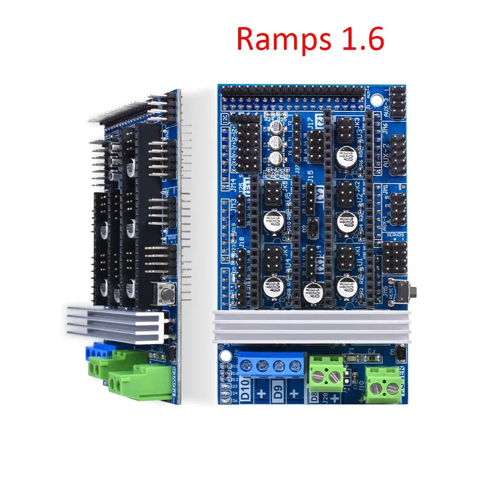 Ramps 1 6 комплекты для материнской платы обновленные 4 5 + A4988 DRV8825 Драйвер шагового