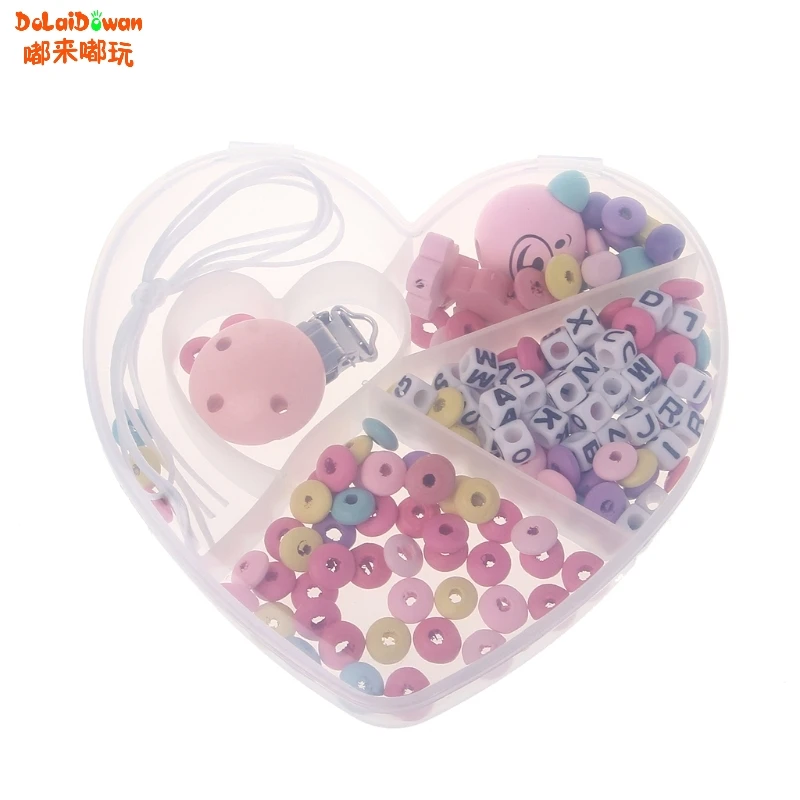 1 коробка/набор деревянные бусины для пустышки|Соска-пустышка| |